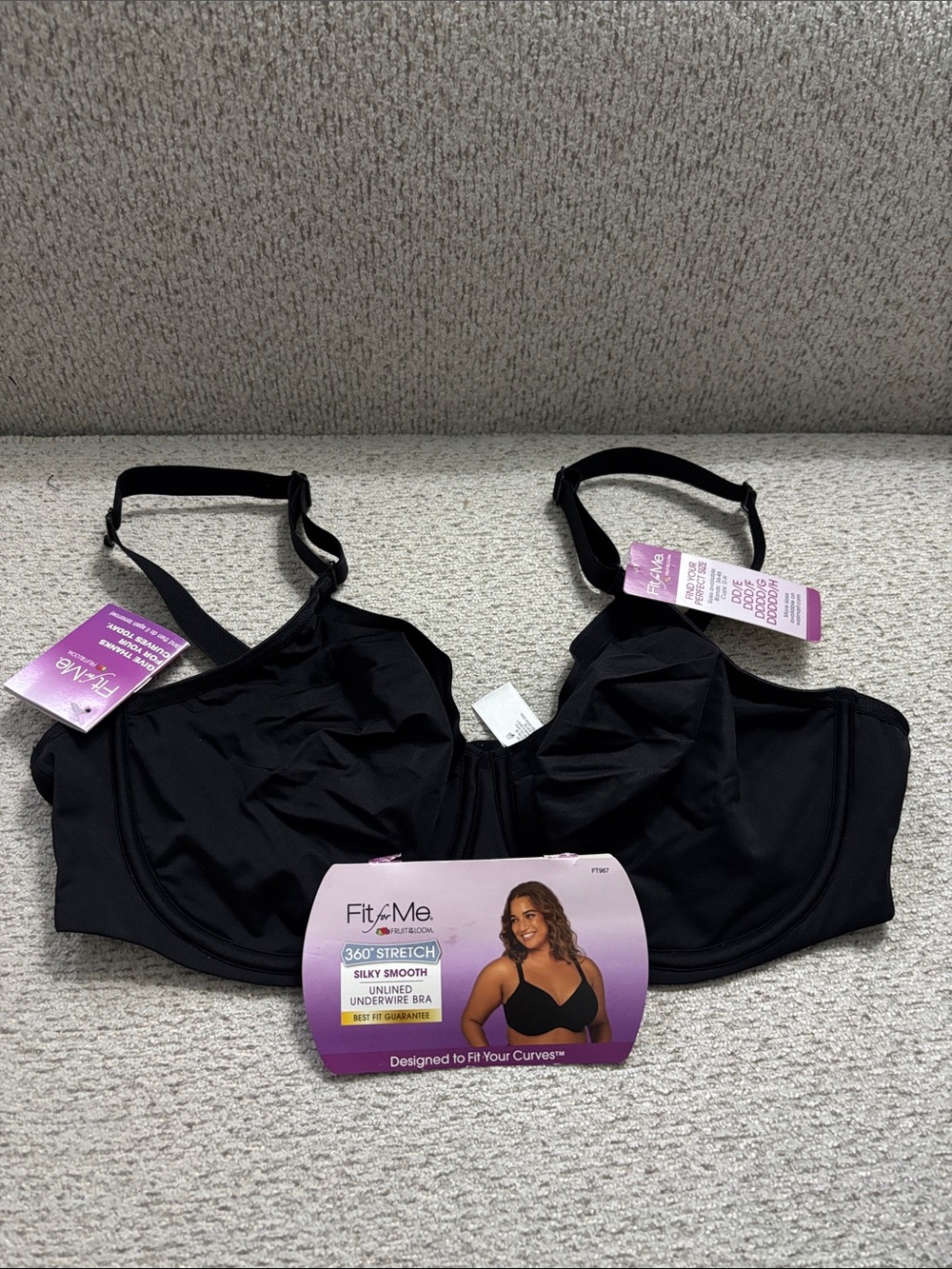 Black Underwire Bra - Silky Smooth Support